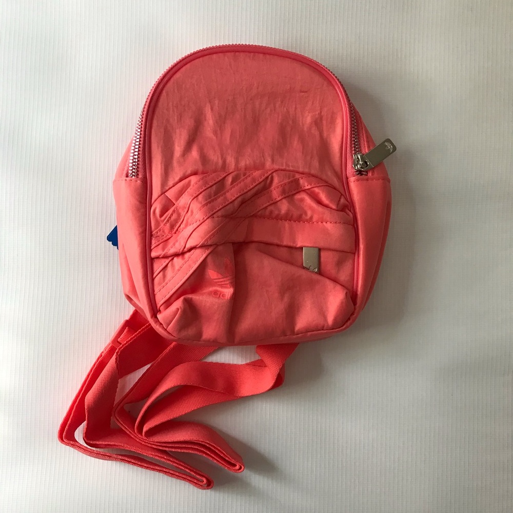 Adidas salmon color mini backpack